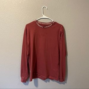 Stussy pink long sleeve